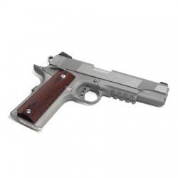 CYBER GUN COLT 1911 RAIL GUN - CO2 BLOW-BACK  - STAINLESS