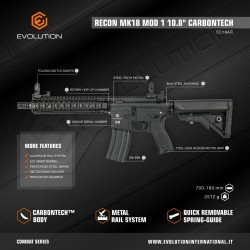 RECON MK18 MOD 1 - 10.8 INCH - CARBONTECH