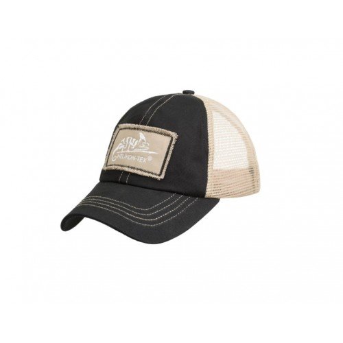 SAPCA TRUCKER CU LOGO - NEGRU / KHAKI