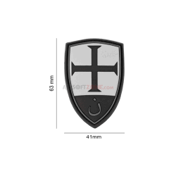 PATCH CAUCIUC - CRUSADER SHIELD - BLACKOPS