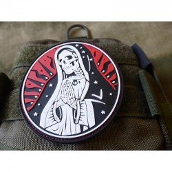 PATCH CAUCIUC - SANTA MUERTE - RED SKY