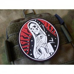 PATCH CAUCIUC - SANTA MUERTE - RED SKY