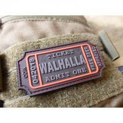 PATCH CAUCIUC - LARGE WALHALLA TICKET - BLACKOPS