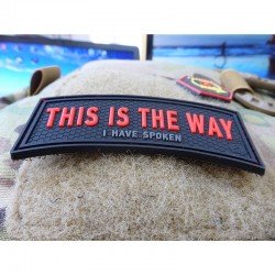 PATCH CAUCIUC - THIS IS THE WAY -COLOR