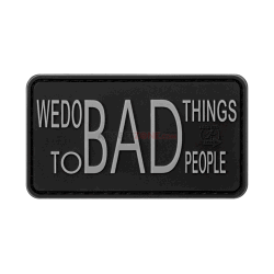 PATCH CAUCIUC - WE DO BAD THINGS - SWAT