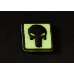 PATCH CAUCIUC - PUNISHER - GLOW BACK