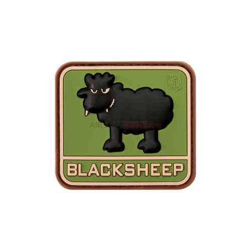 PATCH CAUCIUC - BLACK SHEEP - GREEN