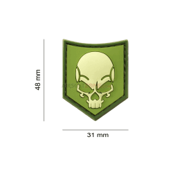 PATCH CAUCIUC - SOF SKULL - FOREST