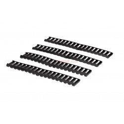 RAIL COVER 18 SLOTS - BLACK