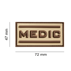 PATCH CAUCIUC - MEDIC - DESERT