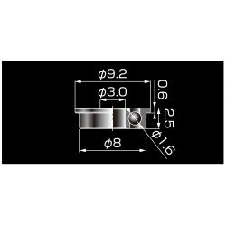 PROMETHEUS BOCCOLE CUSCINETTATE MULTI FIT DA 8mm