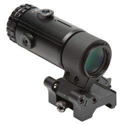 MAGNIFIER WITH LQD FLIP TO SIDE MOUNT - T-3 - BLACK