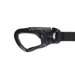 CORDON DE ASIGURARE CU FROG CLIP SI CARABINA TANGO - NEGRU