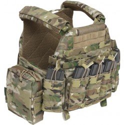 WARRIOR ASSAULT SYSTEMS TATTICO PLATE CARRIER MODELLO DCS DA 5.56 MULTICAM