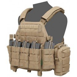 WARRIOR ASSAULT SYSTEMS PLATE CARRIER DCS DA 5.56MM CARRIER COYOTE TAN