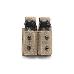 WARRIOR ASSAULT SYSTEMS DOUBLE 40mm GRENADE - COYOTE TAN