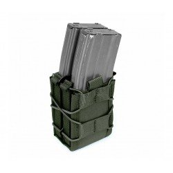 WARRIOR ASSAULT SYSTEMS TASCA PORTA CARICATORI QUICK MAG DOPPIA - VERDE OD