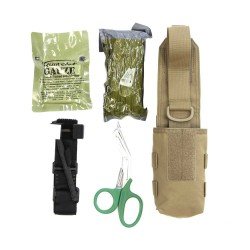 WARRIOR ASSAULT SYSTEMS INDIVIDUAL FIRST AID POUCH - COYOTE TAN