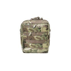 WARRIOR ASSAULT SYSTEMS MEDIUM MOLLE UTILITY POUCH ZIPPED - MULTICAM