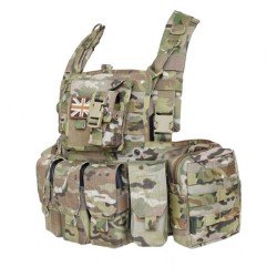 WARRIOR ASSAULT SYSTEMS MEDIUM MOLLE UTILITY POUCH ZIPPED - MULTICAM