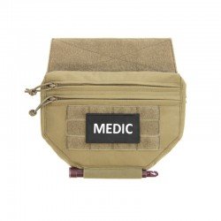 WARRIOR ASSAULT SYSTEMS DROP DOWN UTILITY POUCH COYOTE TAN