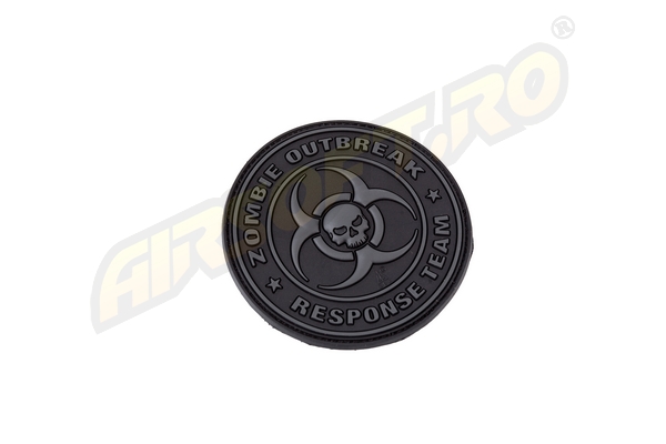 PATCH CAUCIUC - ZOMBIE OUTBREAK - BLACK