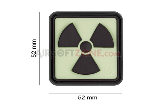 PATCH CAUCIUC - RADIOACTIVE - BLACK - 1 | YEO