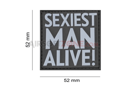 PATCH CAUCIUC - MESAJ SEXIEST MAN ALIVE - SWAT - 1 | YEO