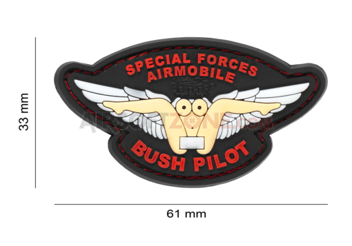 PATCH CAUCIUC BUSH PILOT - COLOR - 1 | YEO