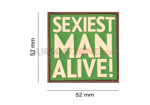 PATCH CAUCIUC - MESAJ SEXIEST MAN ALIVE - MULTICAM - 1 | YEO