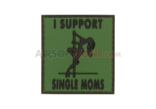PATCH CAUCIUC - MESAJ I SUPPORT SINGLE MUMS - FOREST