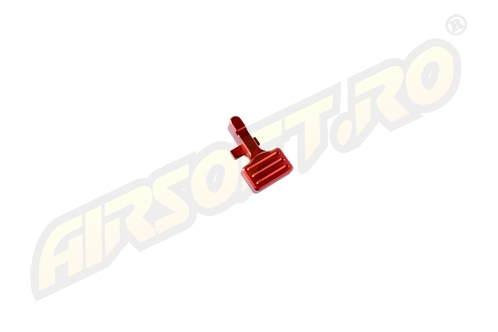 RETRO ARMS BOLT CATCH PT. SERIILE M4/AR15 - CNC - TYPE B - ROSU