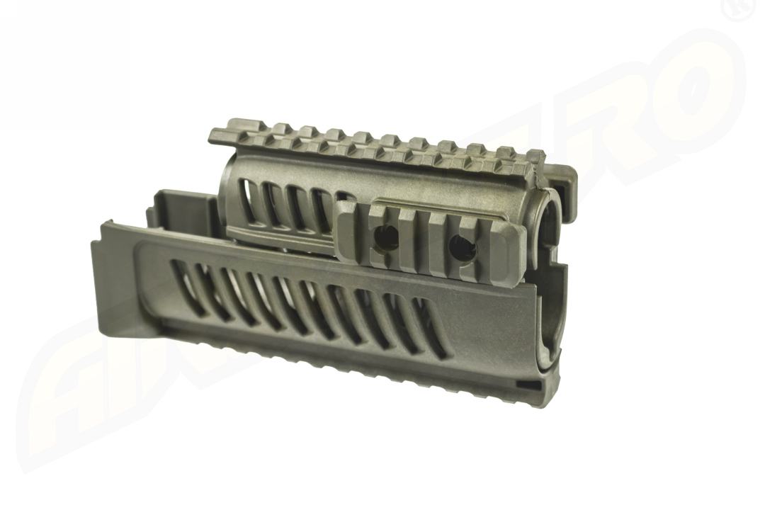 HAND GUARD AK47-74 - 4 RAIL SYSTEM - GREEN