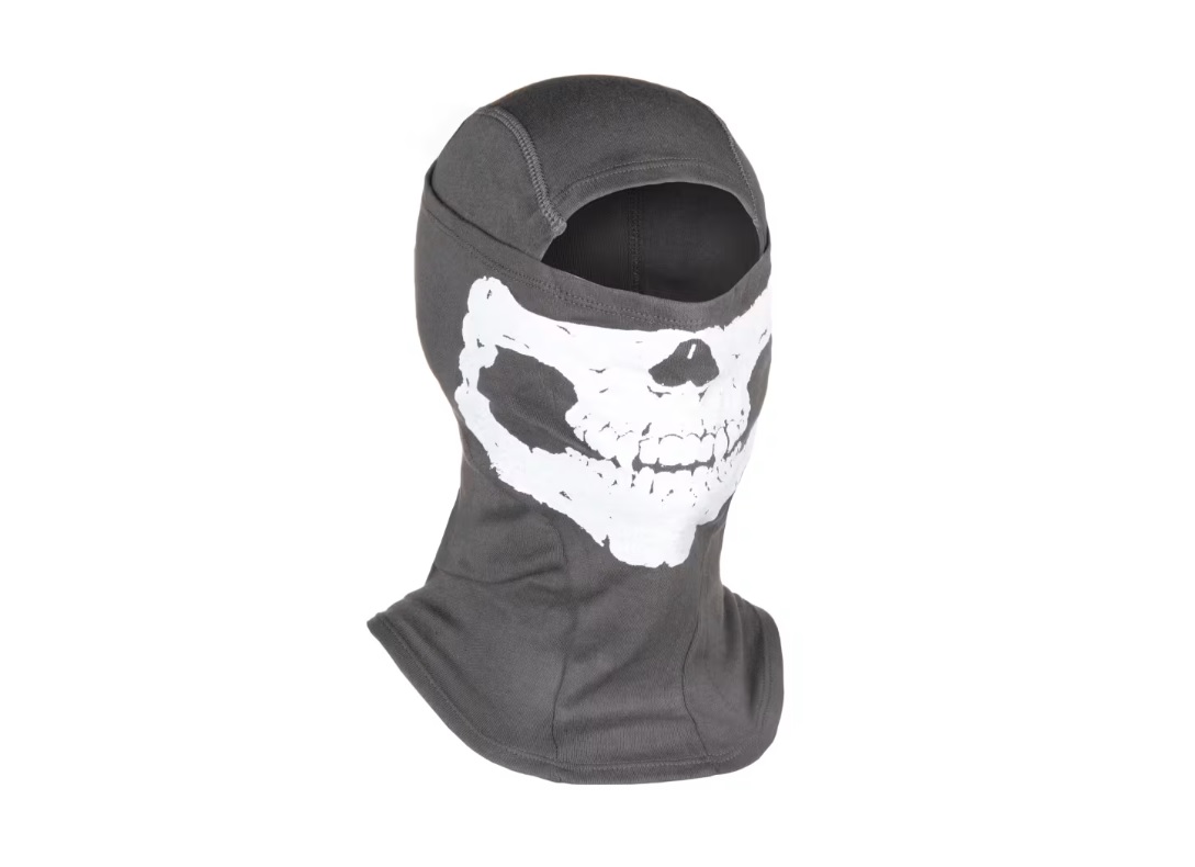 SHADOW TACTICAL CAGULA/BALACLAVA CU IMPRIMEU CRANIU - NEAGRA