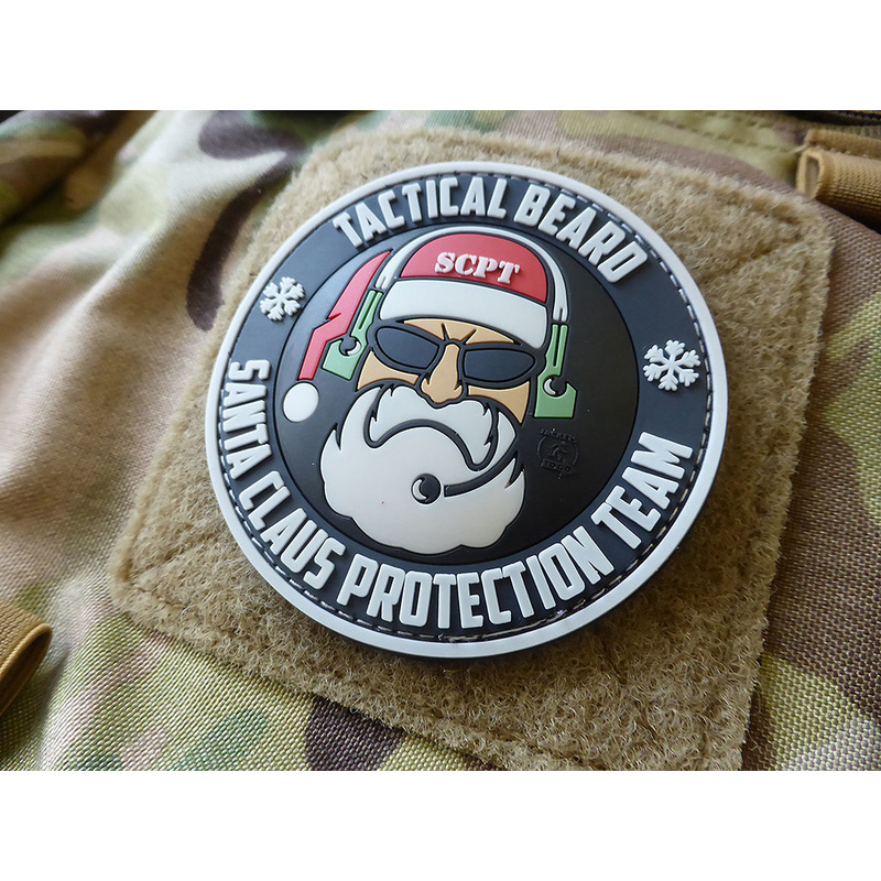 PATCH CAUCIUC - SANTA CLAUS PROTECTION TEAM - COLOR