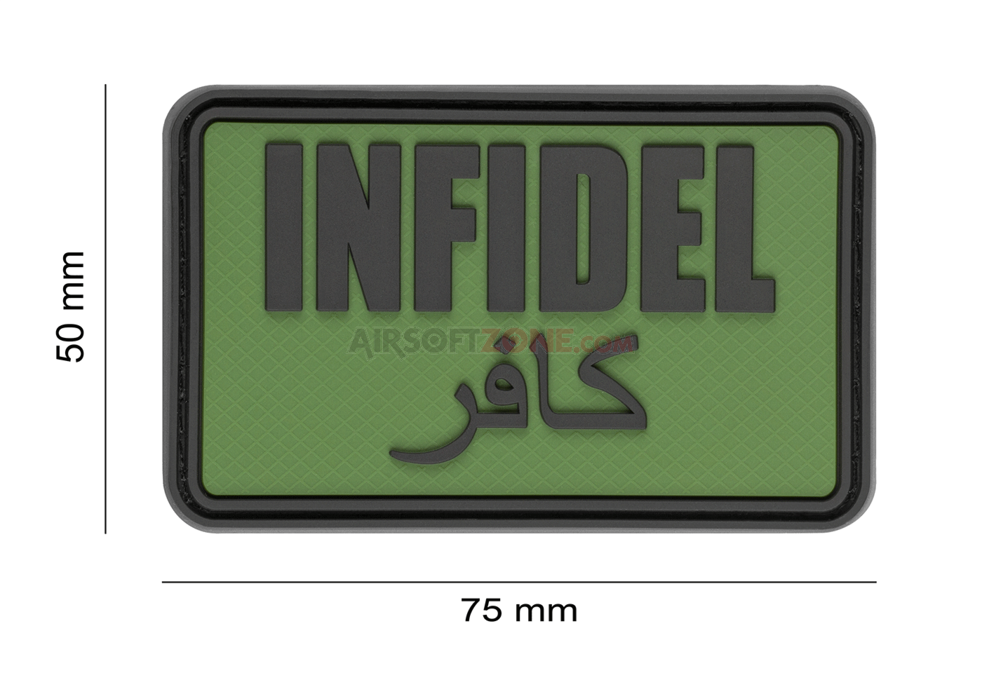 PATCH CAUCIUC LARGE - INFIDEL - FOREST