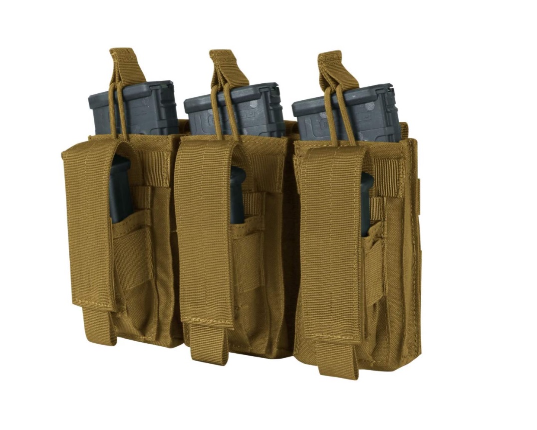 TRIPLE KANGAROO MAG POUCH - COYOTE BROWN