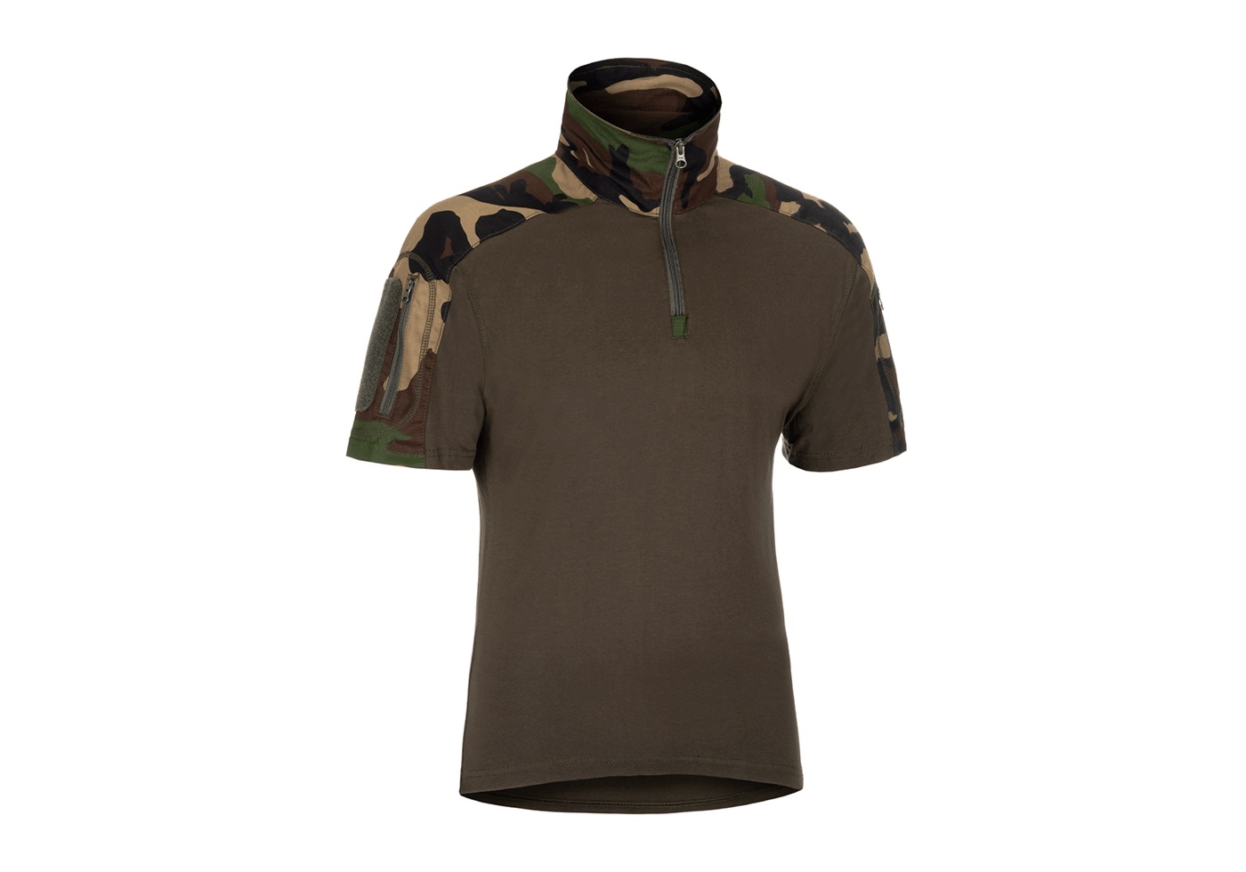 COMBAT SHIRT - SHORT SLEEVE - WOODLAND