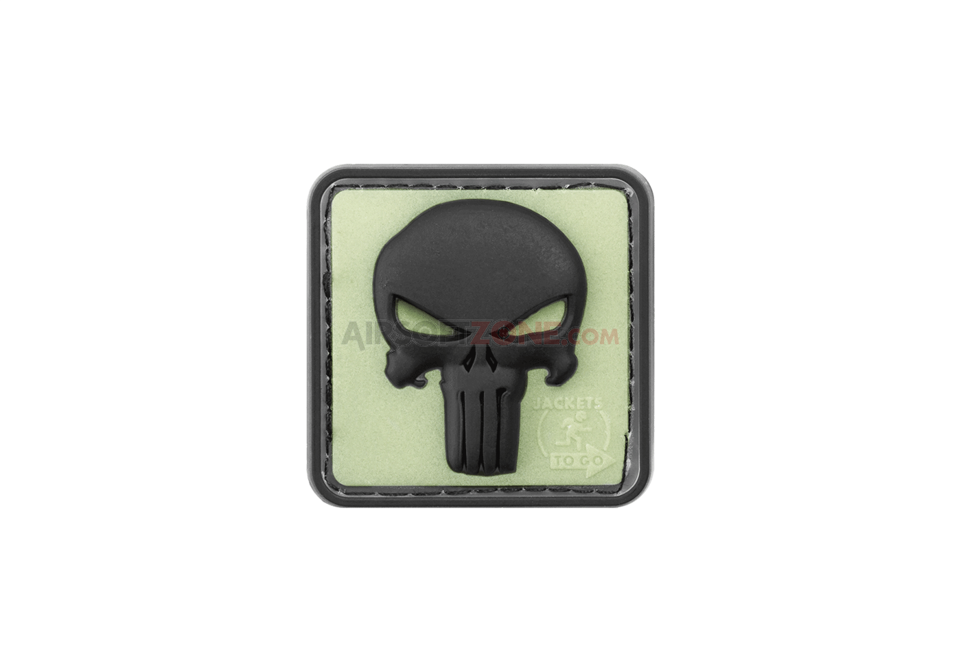 PATCH CAUCIUC - PUNISHER - GLOW BACK