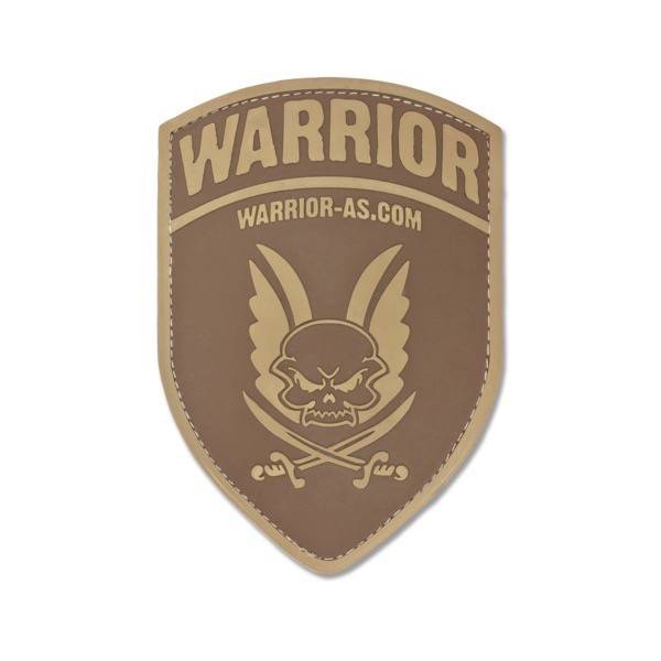 PATCH RUBBER LOGO SHIELD DARK EARTH